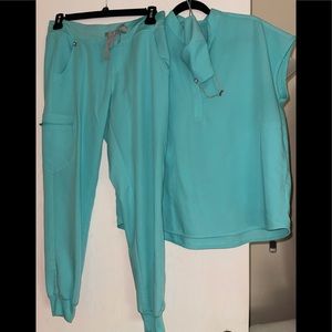 FIGS SCRUBS WITH MATCHING MASK!!!